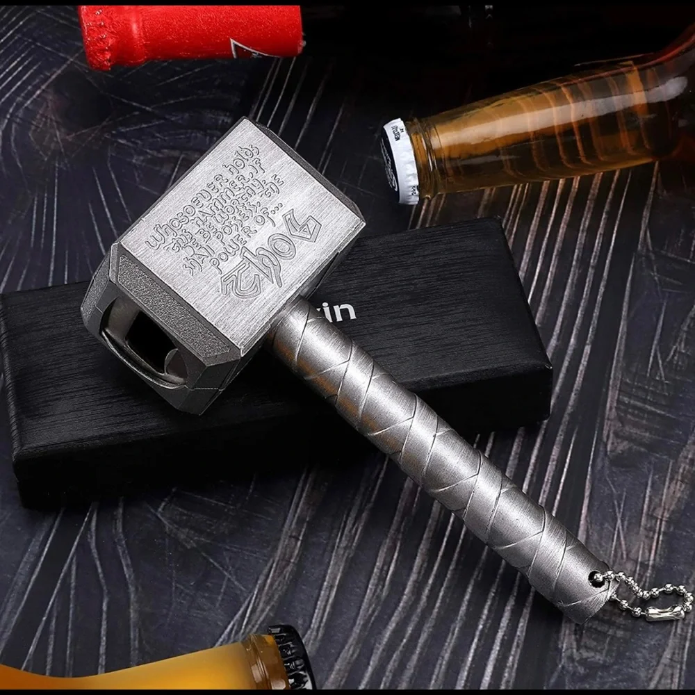 BRAND NEW UNIQUE THOR HAMMER BOTTLE OPENER (NWT) - Picture 4 of 5